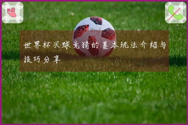 世界杯买球竞猜的基本玩法介绍与技巧分享
